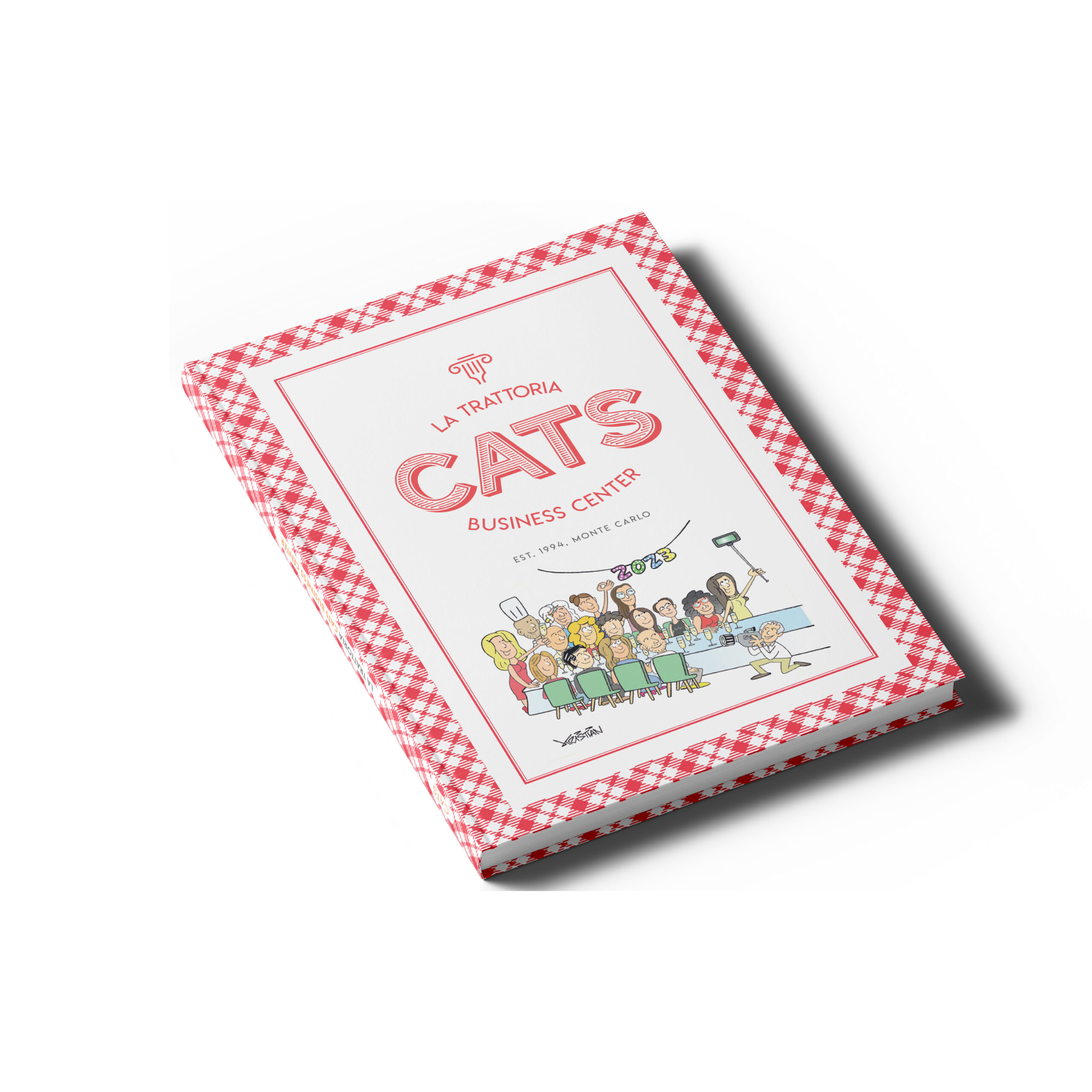 Carte de vœux et campagne graphique sur mesure conçues par DADZCOVER à Monaco